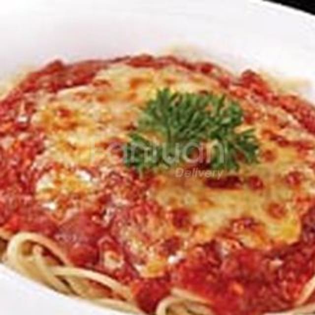 焗肉醬意粉 Baked Spaghetti Bolognese